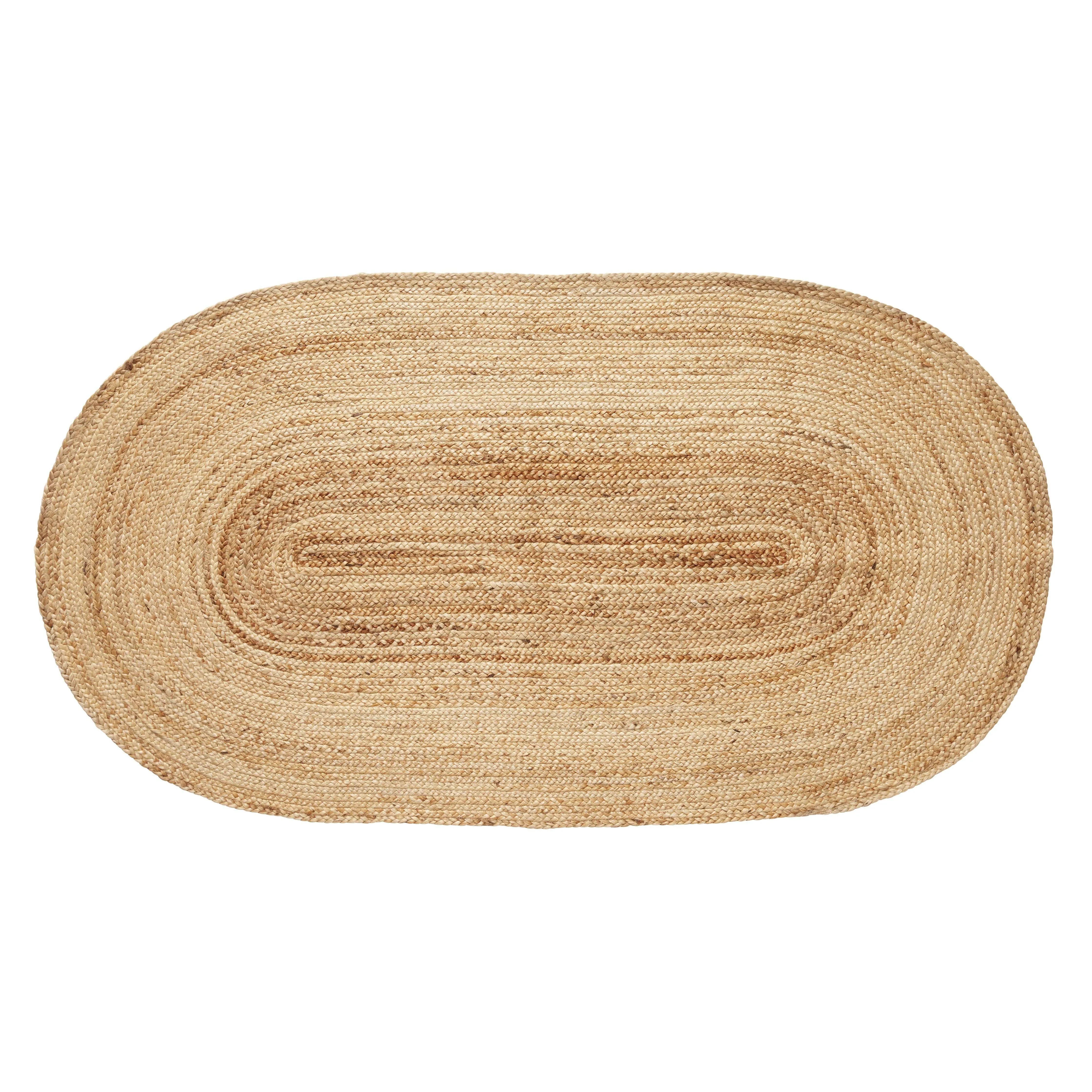 Hübsch Sage Rug Jute Natural Oval
