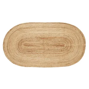 Hübsch Sage Rug Jute Natural Oval