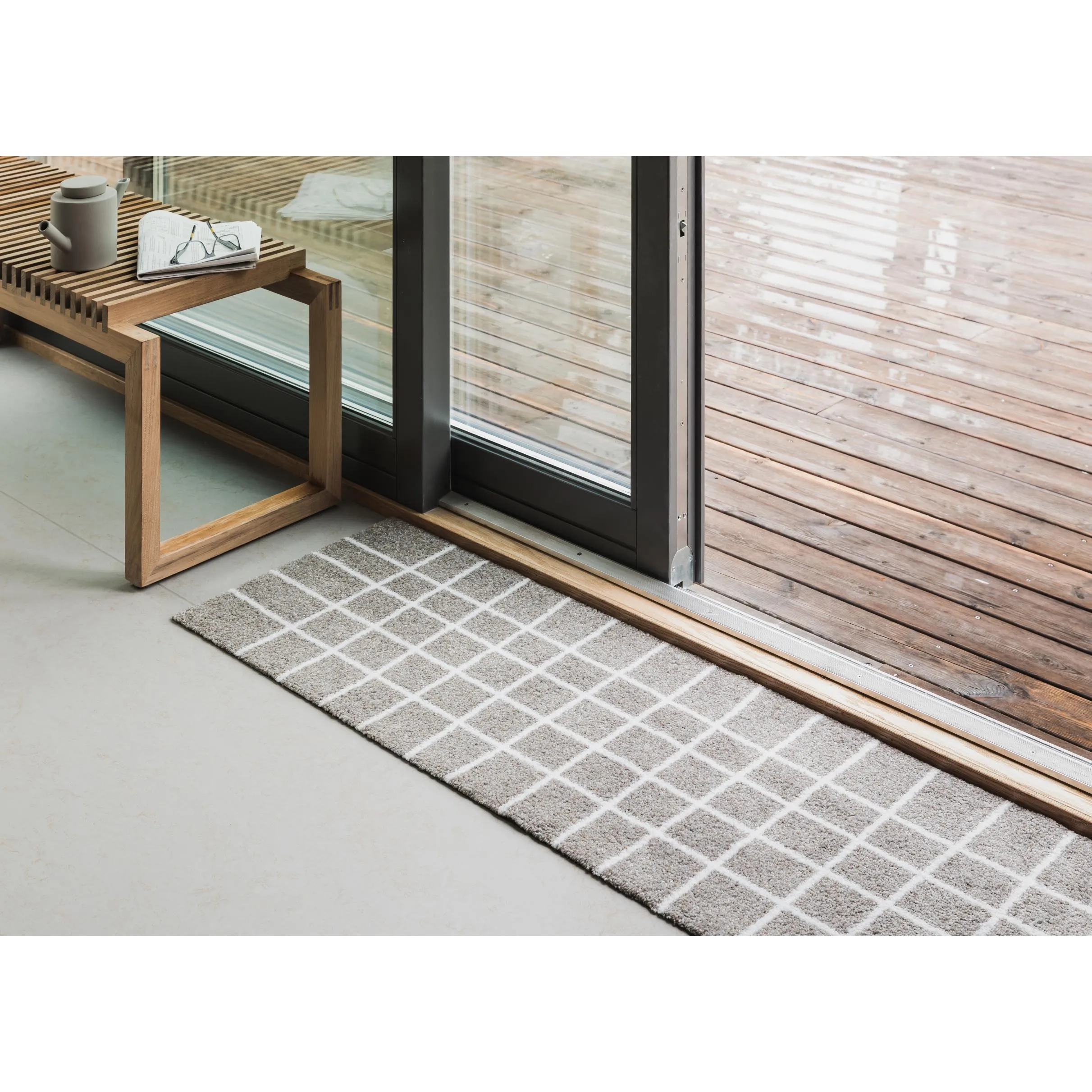 Heymat Doormat Hand Travertine, 45x150cm