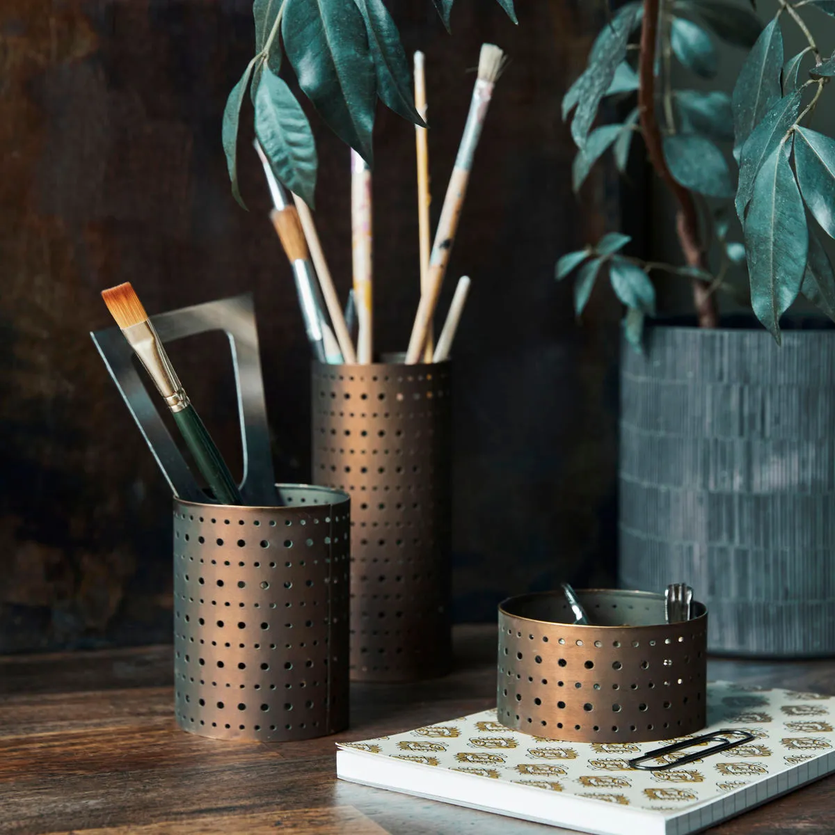 House Doctor Storage, Hd Pefa, Antique Brass Finish