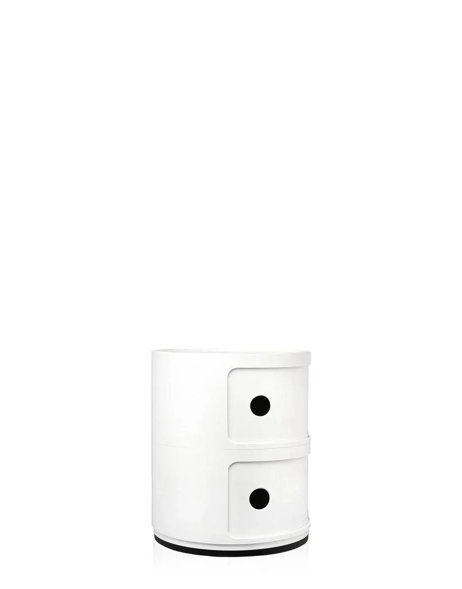 Kartell Componibili Classic Container 2 Elements, White
