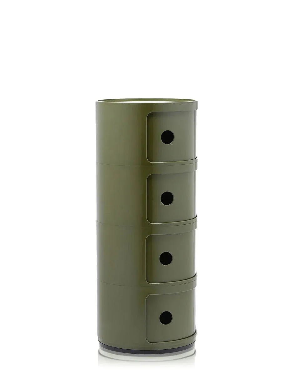 Kartell Componibili Classic Container 4 Elements, Green