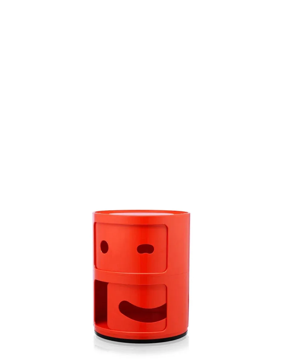 Kartell Componibili Smile Container 2 Level, Wink