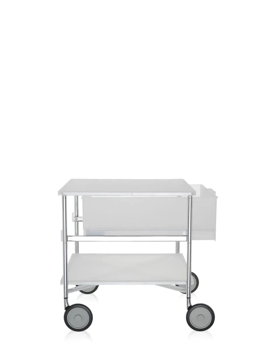 Kartell Mobil 1 Drawer With Wheels, Ice