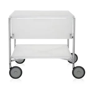 Kartell Mobil 1 Drawer With Wheels, Ice