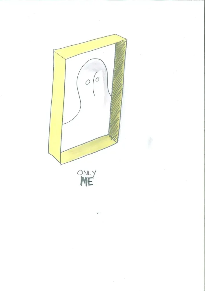 Kartell Only Me Mirror 50x50 Cm, White