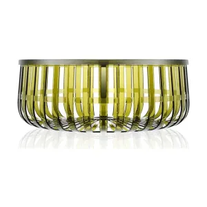 Kartell Panier Basket Container, Dark Green