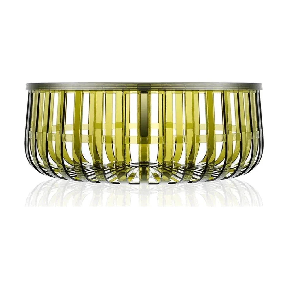 Kartell Panier Basket Container, Dark Green