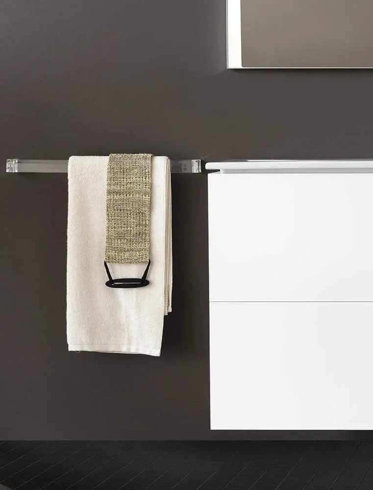 Kartell Rail Towel Rack 60 Cm, Tangerin Orange