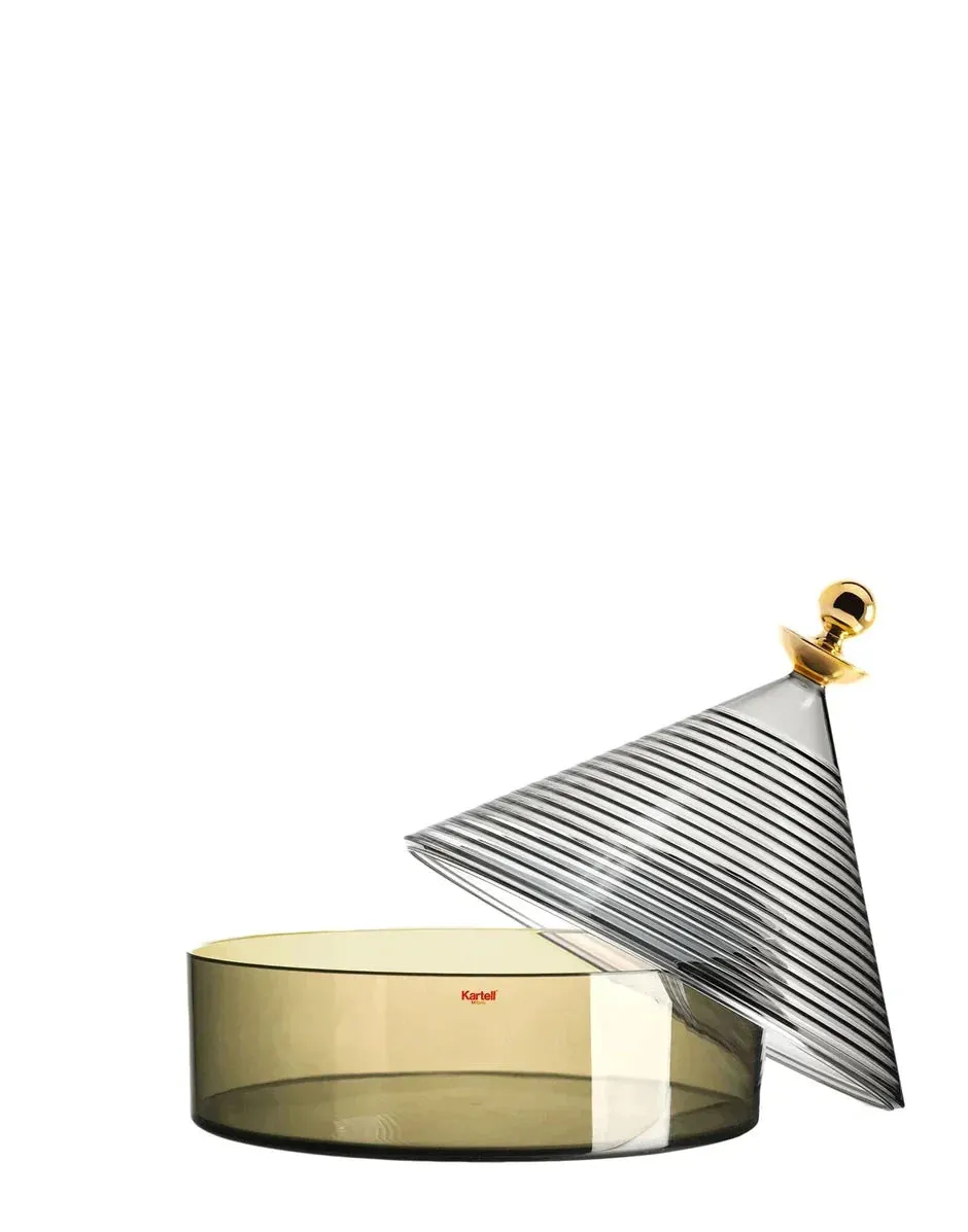 Kartell Trullo Centerpiece, Green/Fume