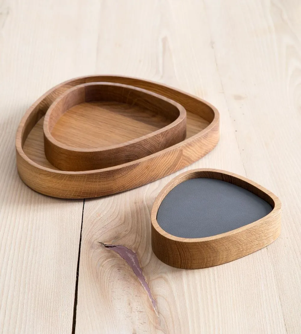 Lind Dna Wooden Box Curve Oak M, Natural