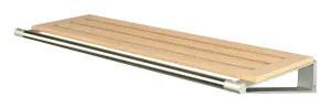 Loca Knax Hat Shelf 100 Cm, Oak Oiled/Aluminium