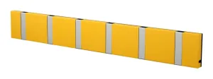 Loca Knax Horizontal Coat Rack 6 Hooks, Buzzer/Grey