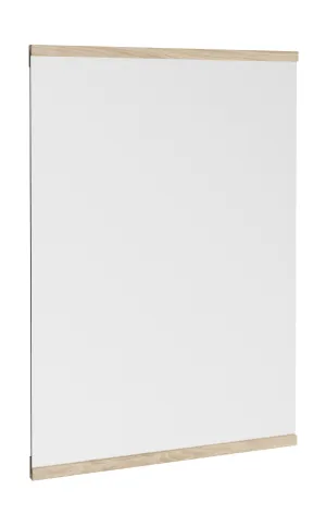 Moebe Rectangular Wall Mirror 71,9x50 Cm, Ash