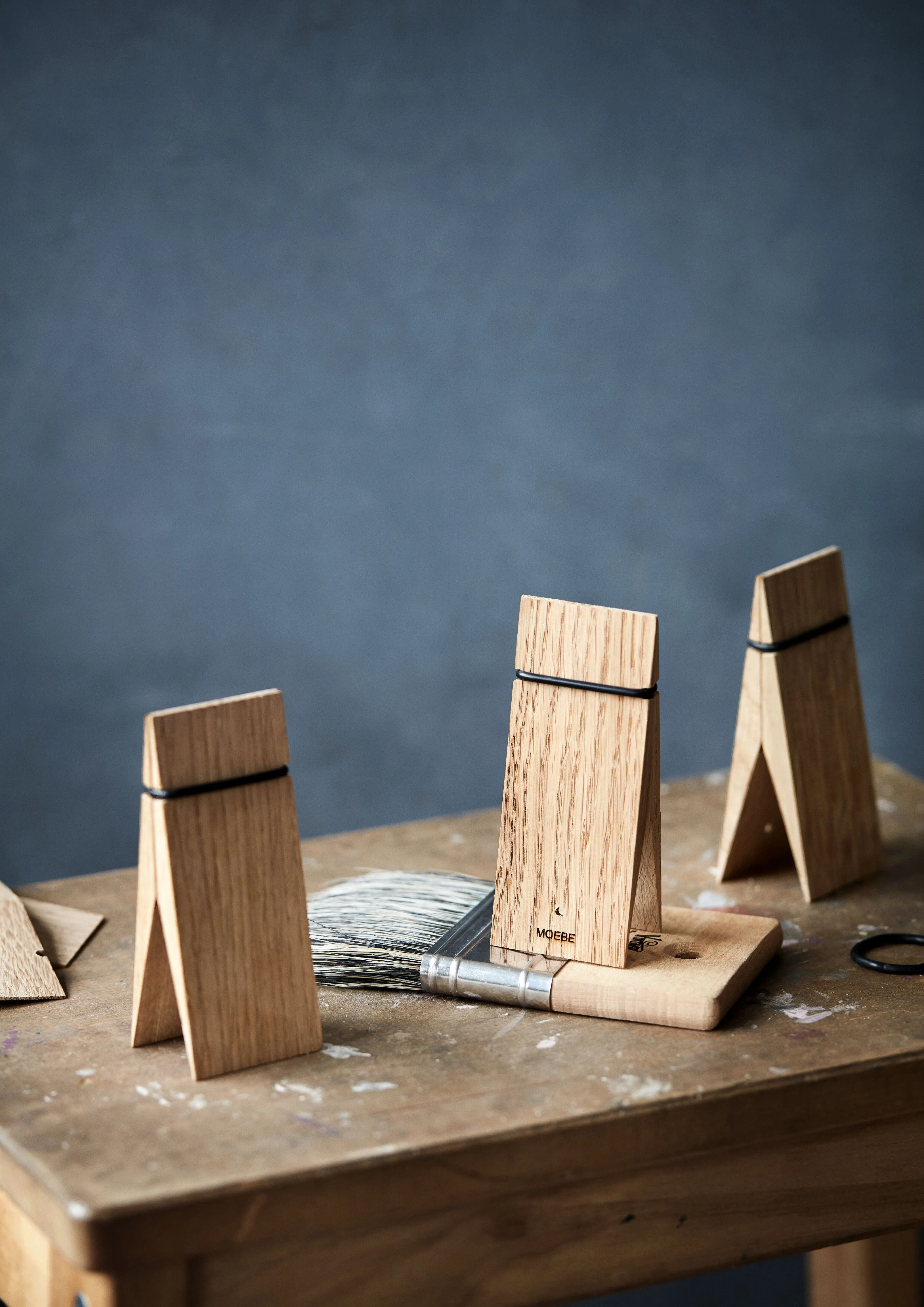 Moebe Wooden Clips, Oak
