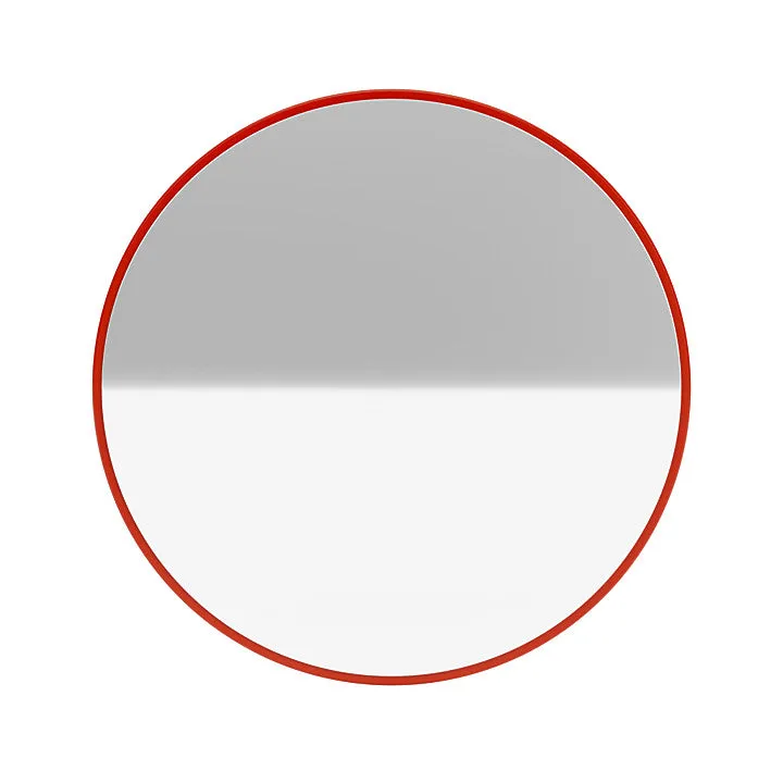Montana Colour Frame Mirror, Rosehip Red