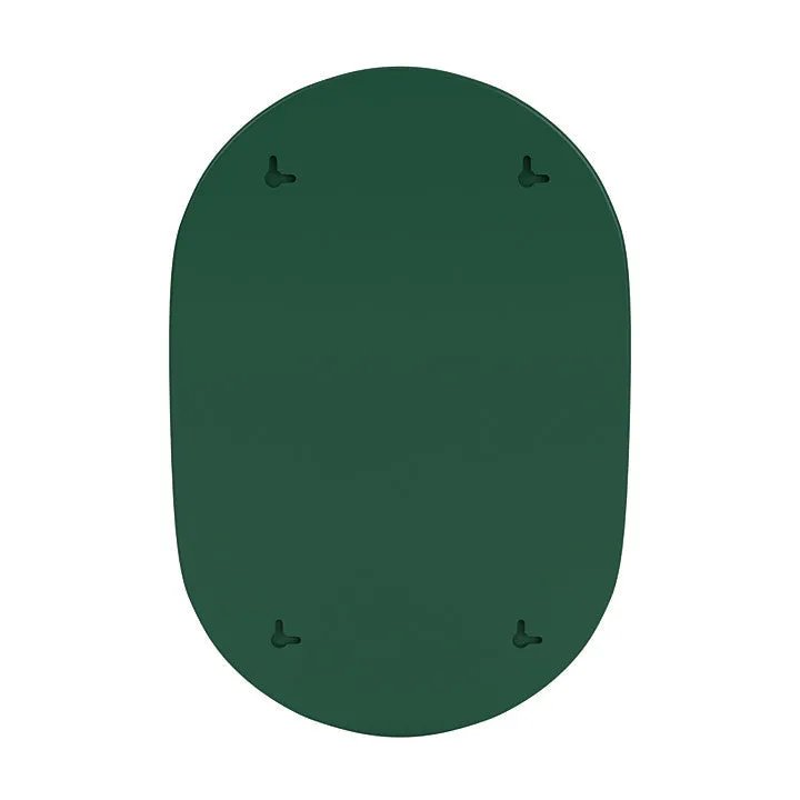 Montana Look Oval Mirror, Pine Green