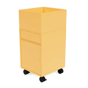 Montana Runner Office Unit On Castors, Acacia