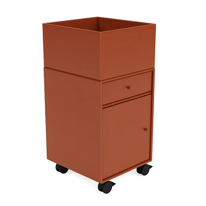 Montana Runner Office Unit On Castors, Hokkaido Braun