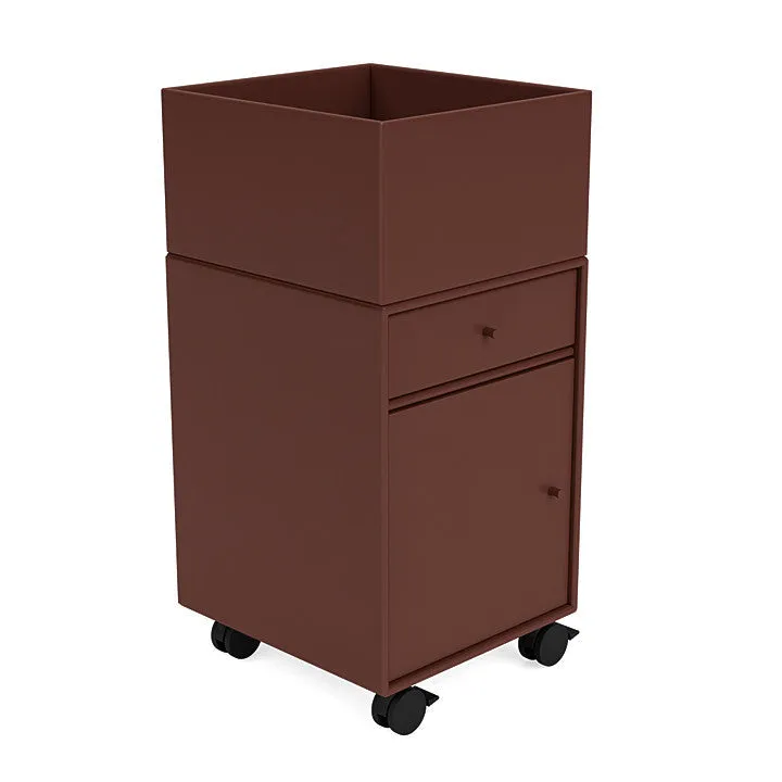 Montana Runner Office Unit On Castors, Masala