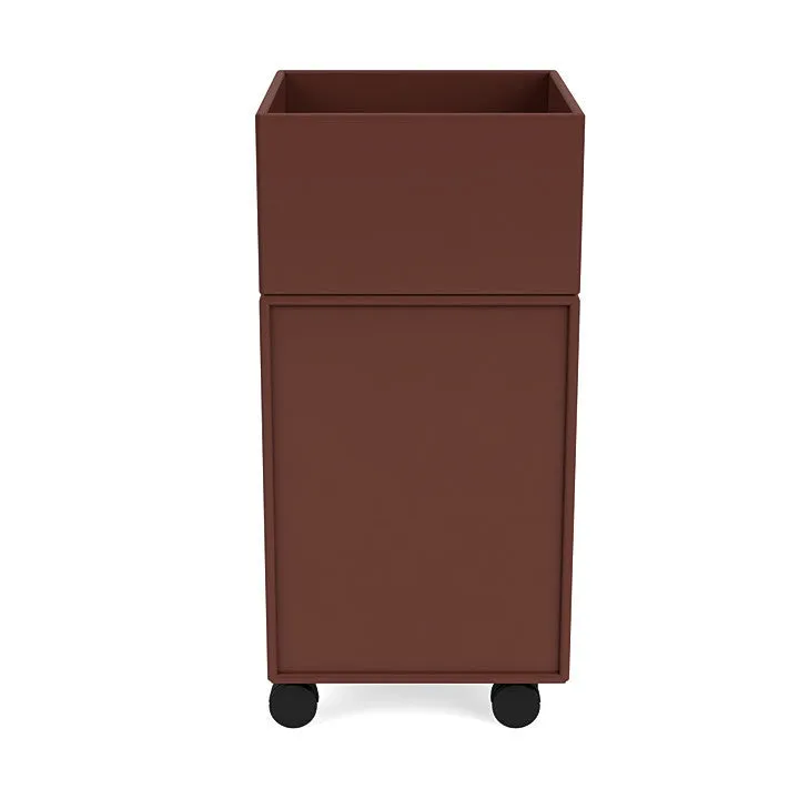 Montana Runner Office Unit On Castors, Masala