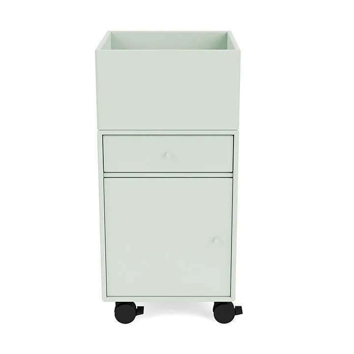 Montana Runner Office Unit On Castors, Mist