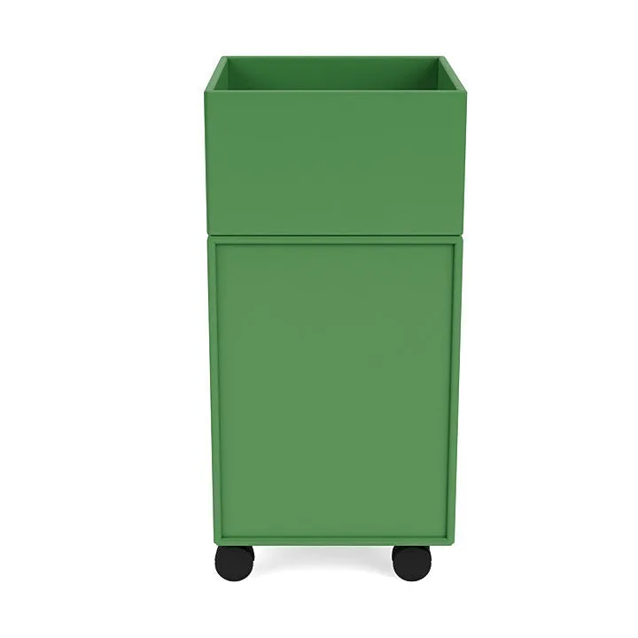 Montana Runner Office Unit On Castors, Parsley Green