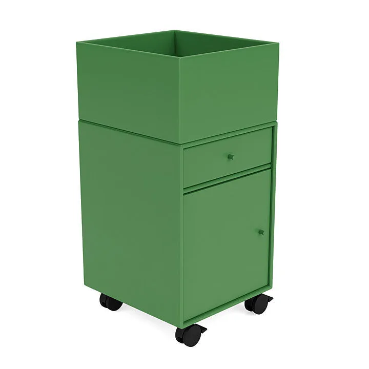 Montana Runner Office Unit On Castors, Parsley Green
