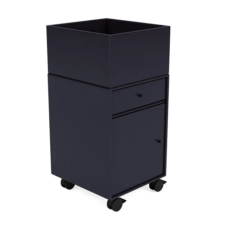 Montana Runner Office Unit On Castors, Shadow