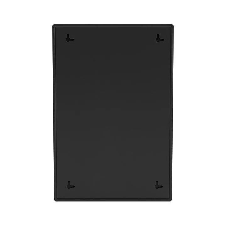 Montana Shelfie Mirror With Shelf Frame, Black