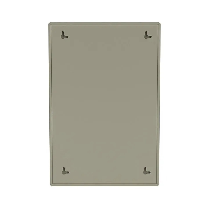 Montana Shelfie Mirror With Shelf Frame, Fennel Green