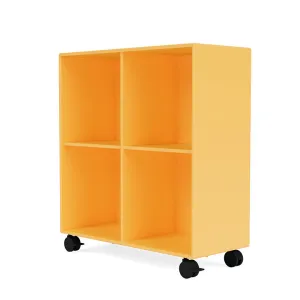 Montana Show Bookcase With Castors, Acacia