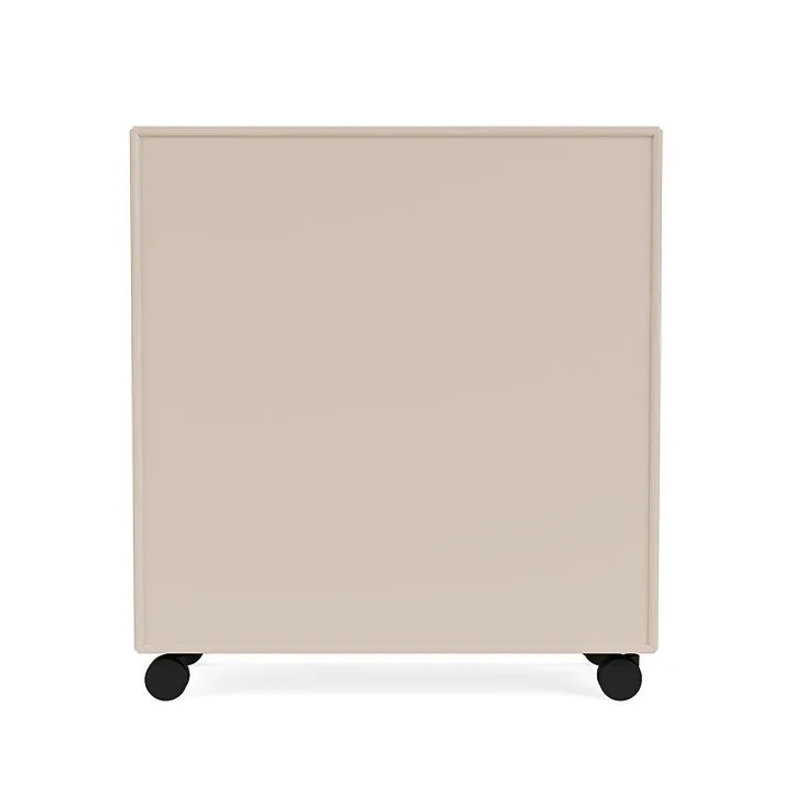 Montana Show Bookcase With Castors, Clay