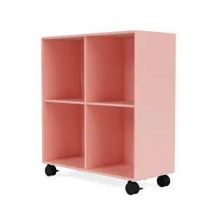 Montana Show Bookcase With Castors, Ruby