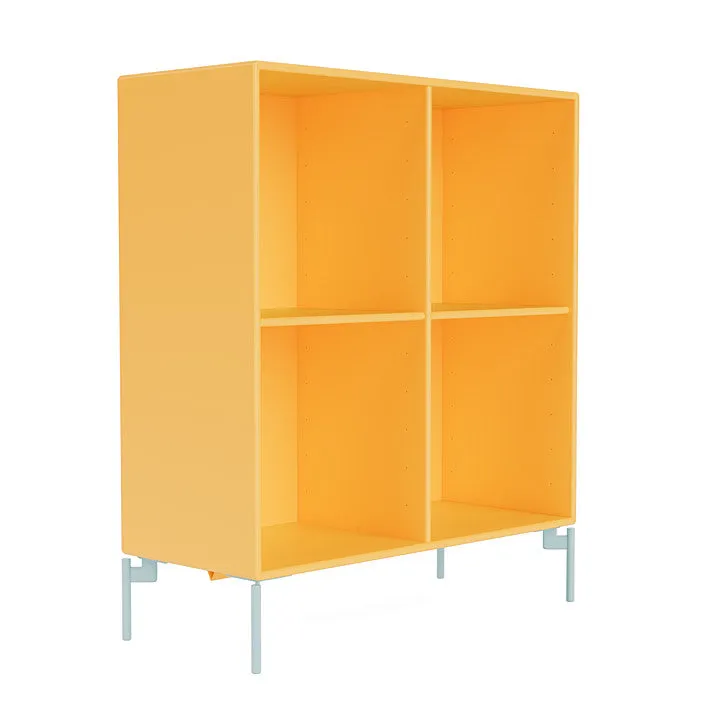 Montana Show Bookcase With Legs, Acacia/Flint