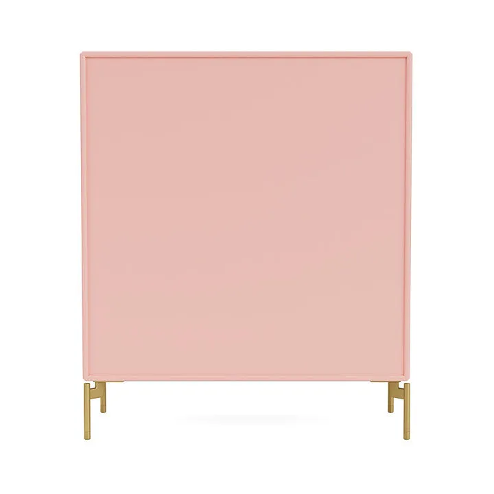 Montana Show Bookcase With Legs, Ruby/Brass