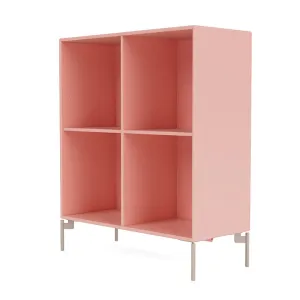 Montana Show Bookcase With Legs, Ruby/Mushroom