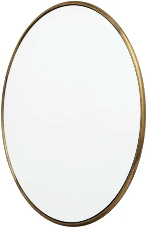 Muubs Copenhagen Wall Mirror Round Brass, 80cm
