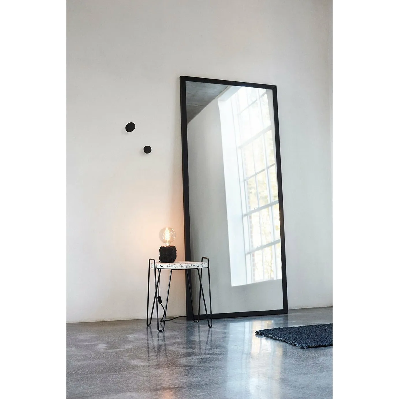 Muubs Washington Wall Mirror Black, 200cm