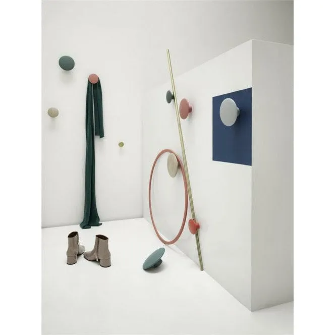 Muuto The Dots Hook Metal Black Metal ø 5 Cm, Black