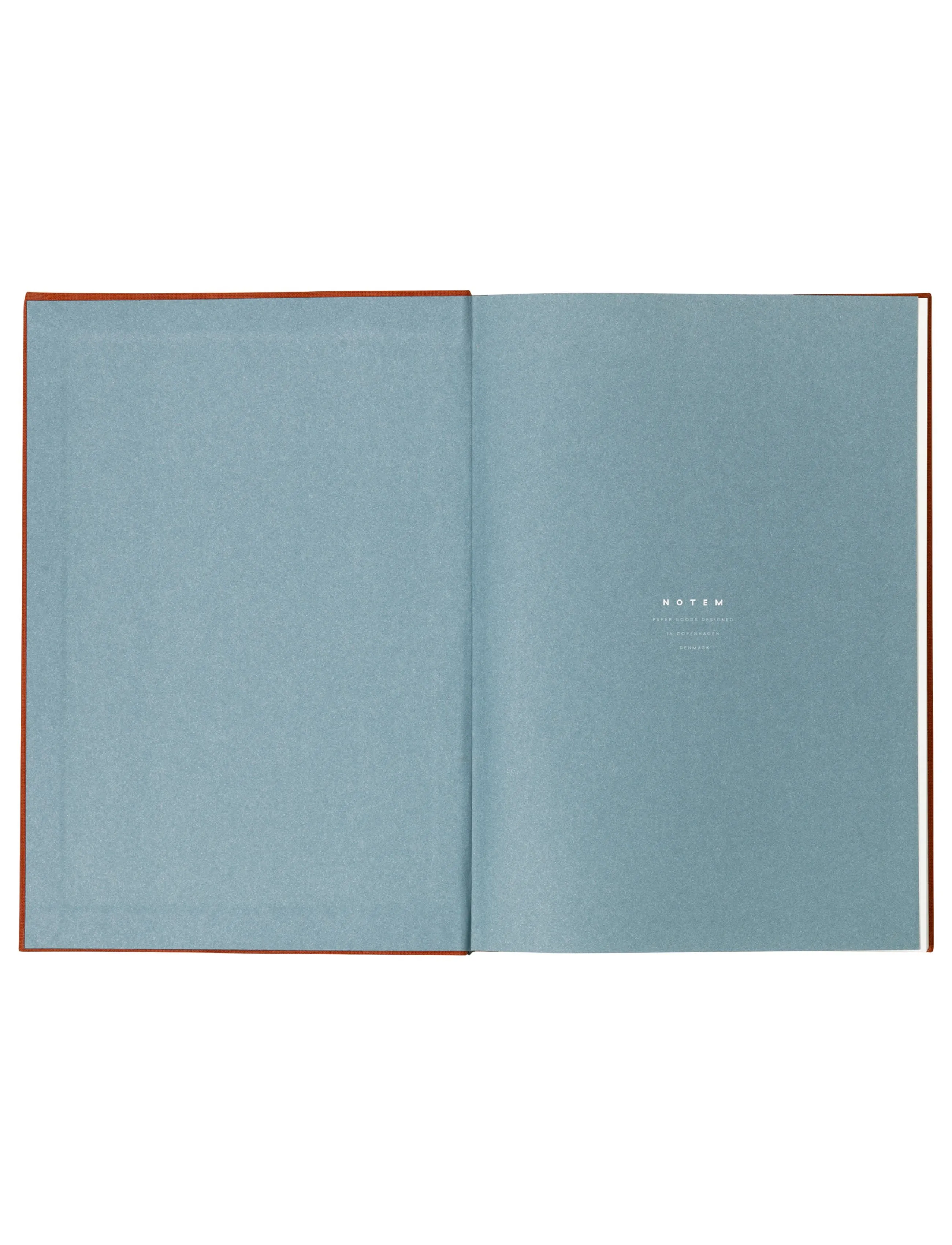 Notem Studio Bea, Notebook With Elastic Band, Dark Sienna