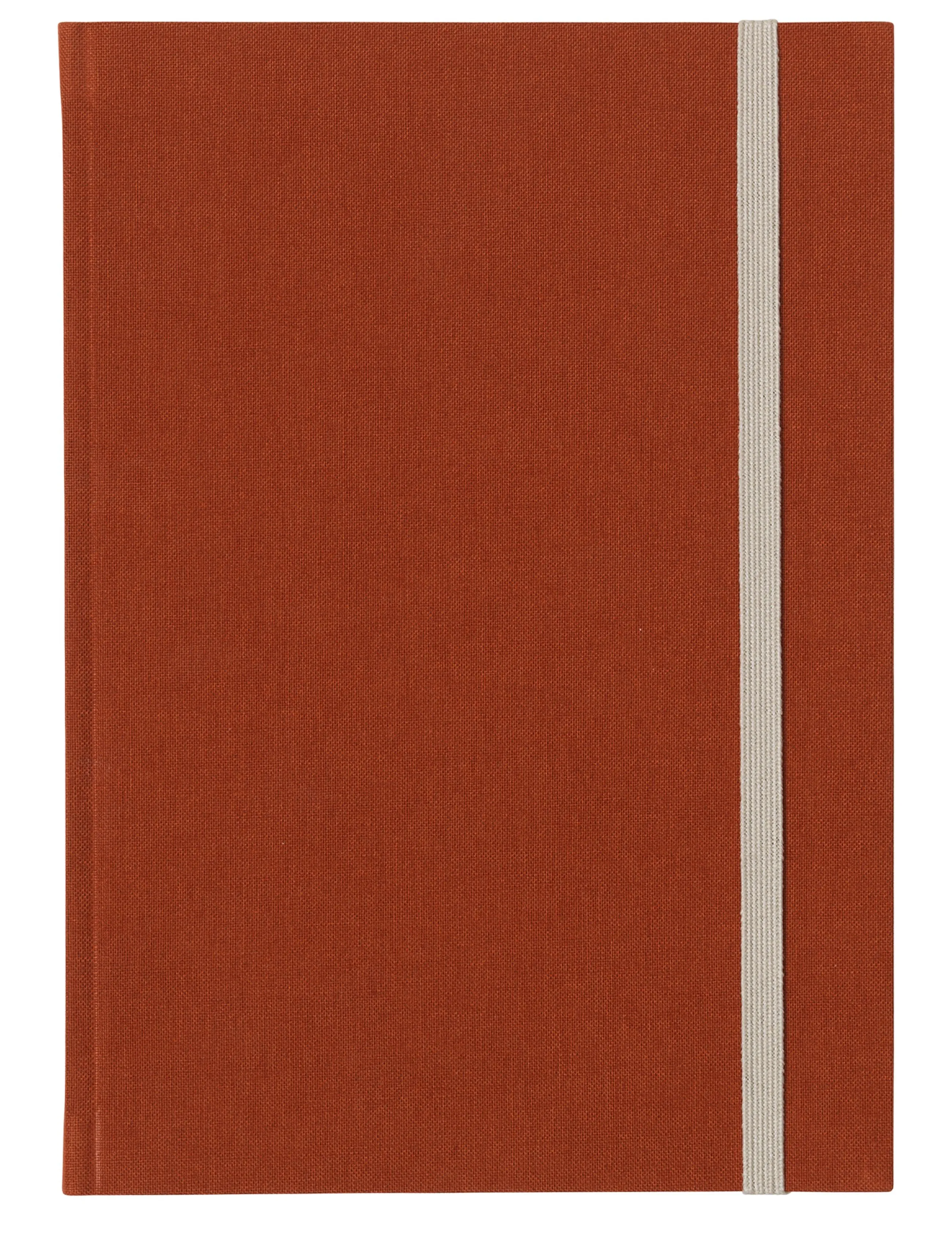 Notem Studio Bea, Notebook With Elastic Band, Dark Sienna