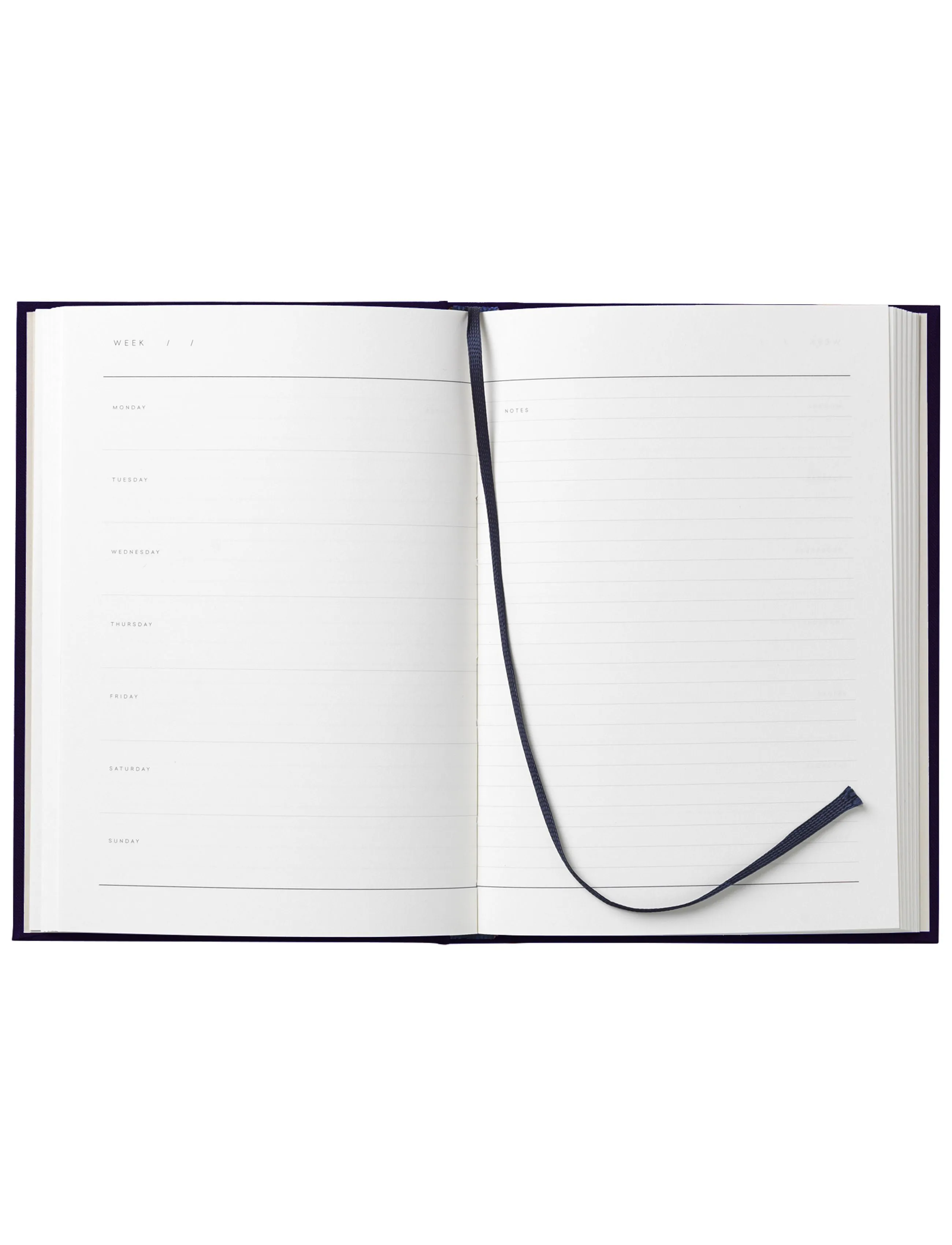 Notem Studio Even Weekly Journal Medium, Dusty Blue Cloth