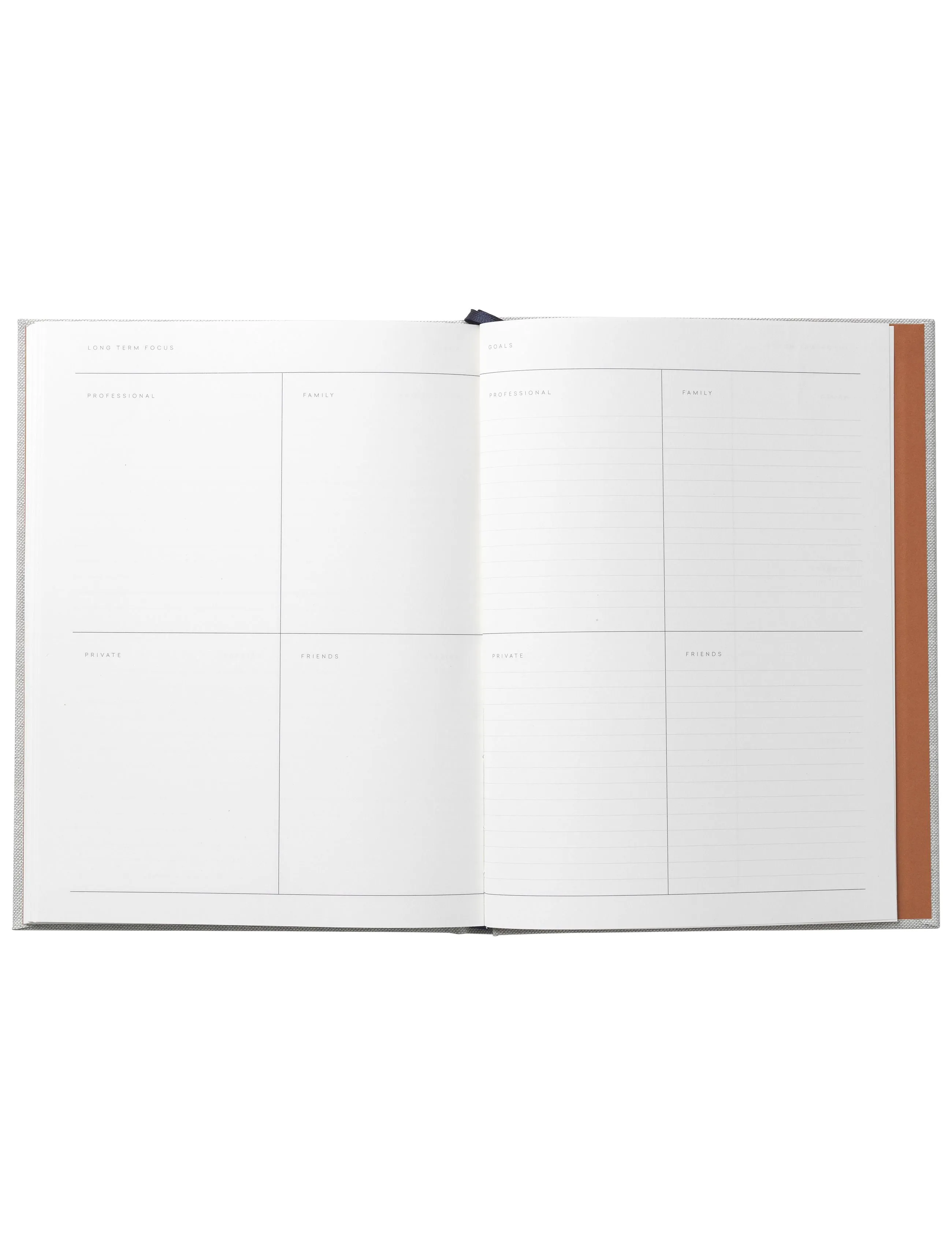 Notem Studio Even Work Journal Large, Light Gray Cloth