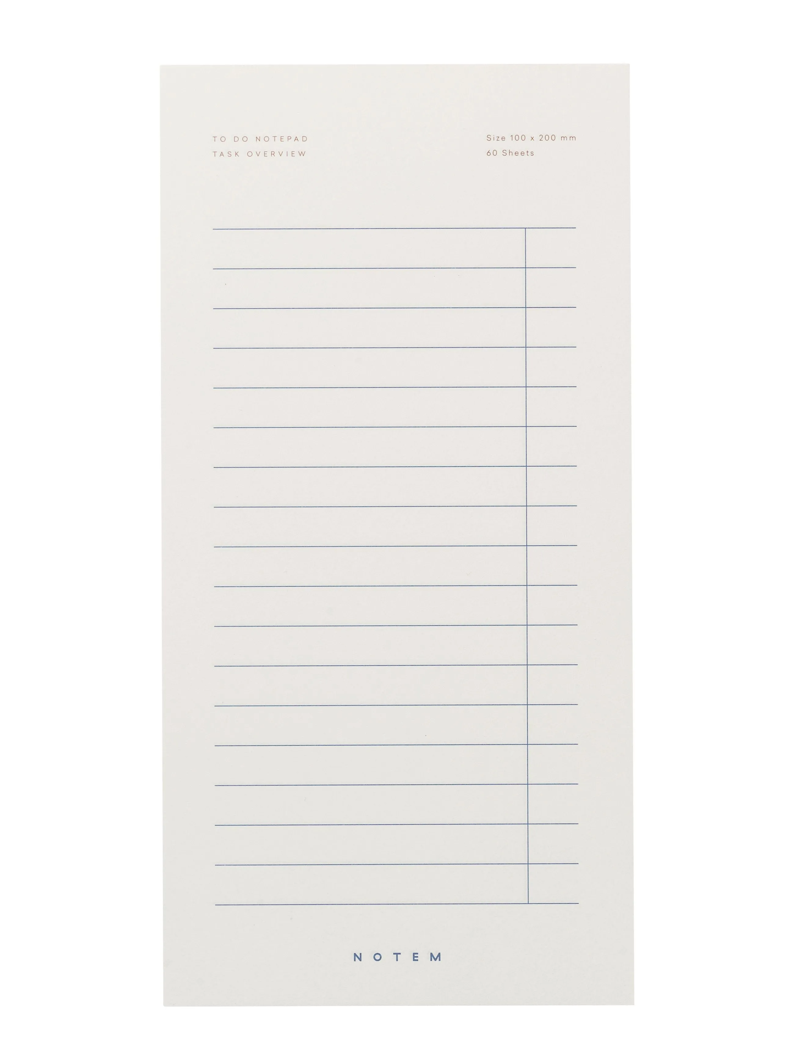 Notem Studio Milo To Do Notepad