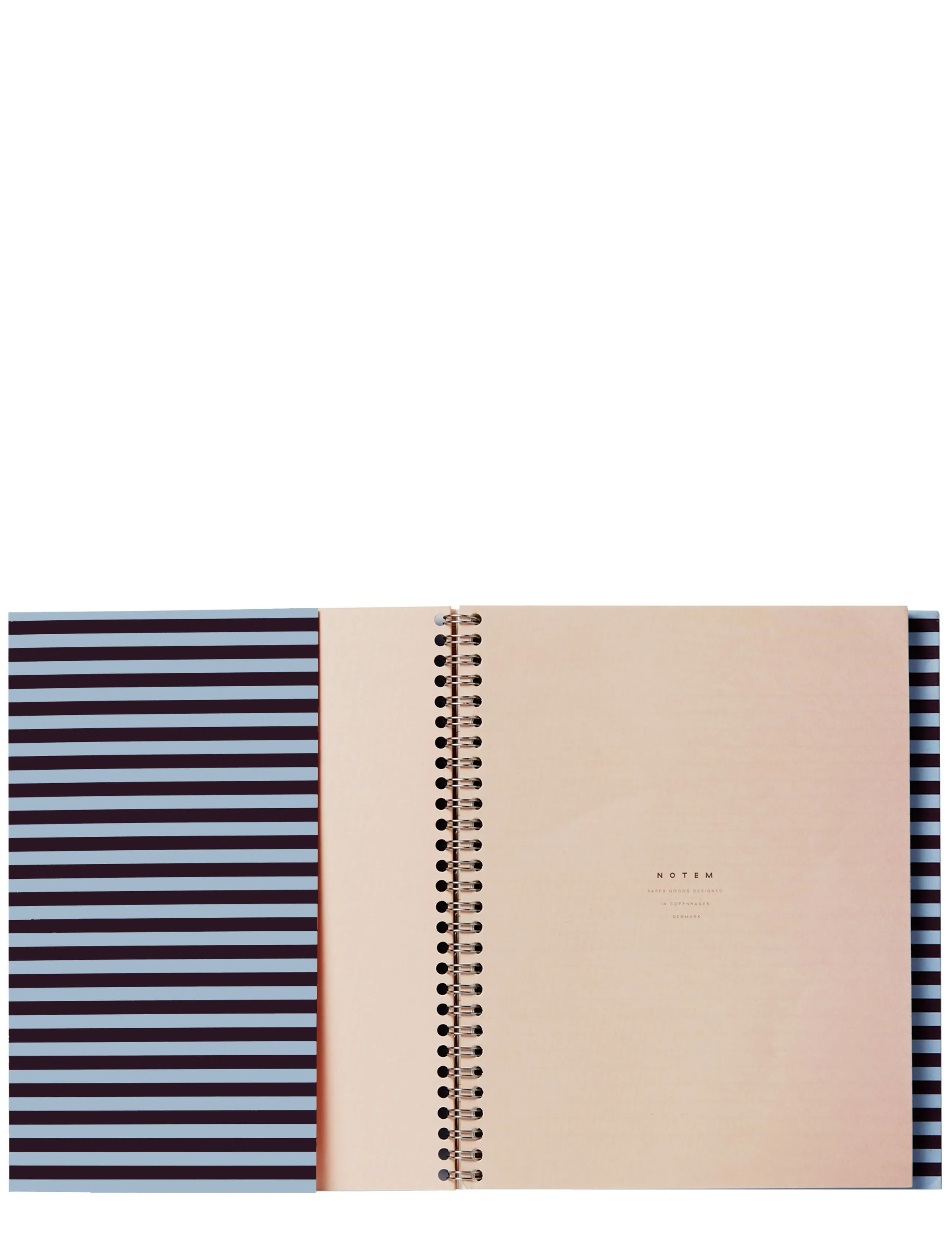 Notem Studio Nela Notebook Large, Blue And Bordeaux