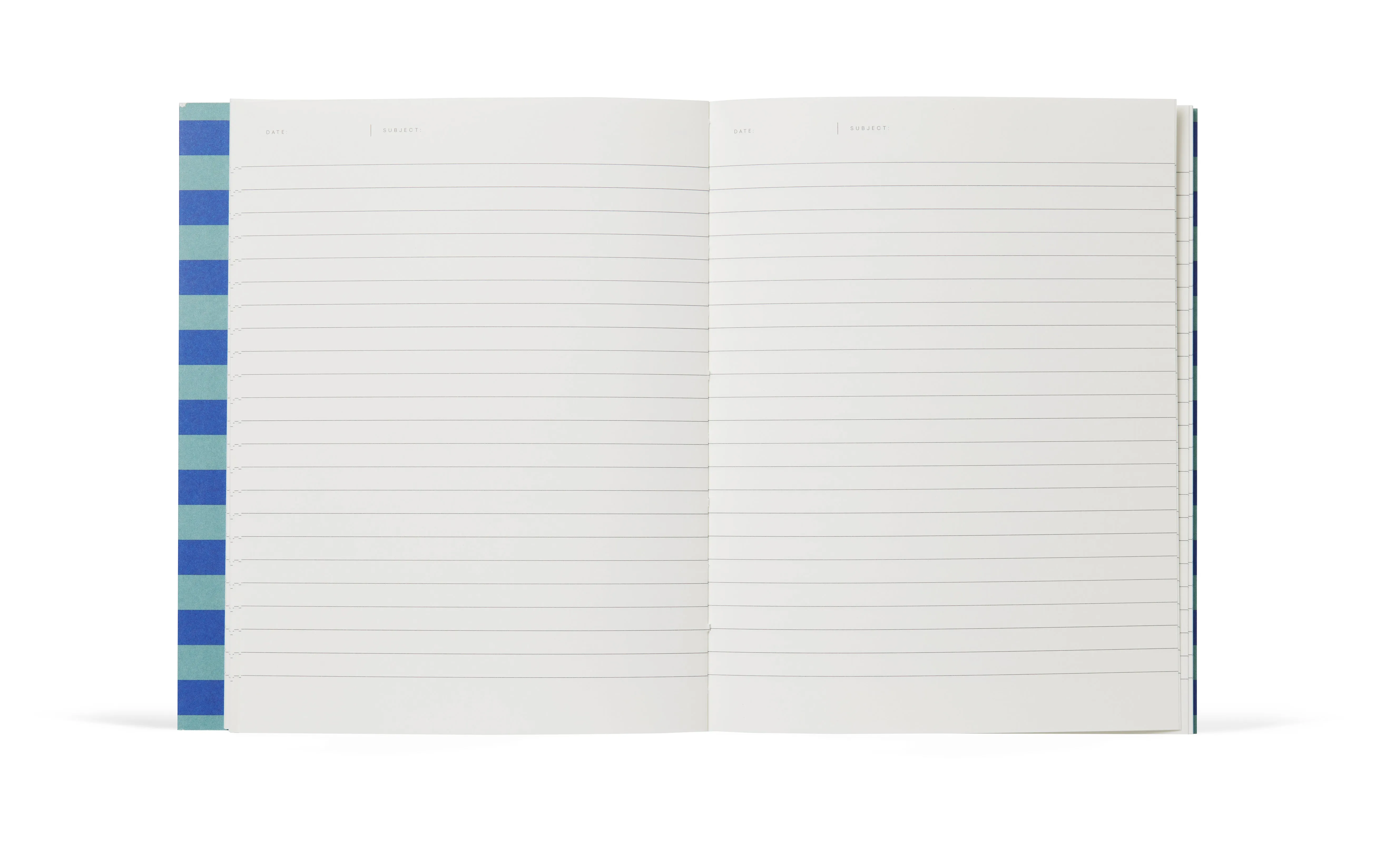 Notem Studio Uma Notebook Flatlay Medium, Blue Stripe