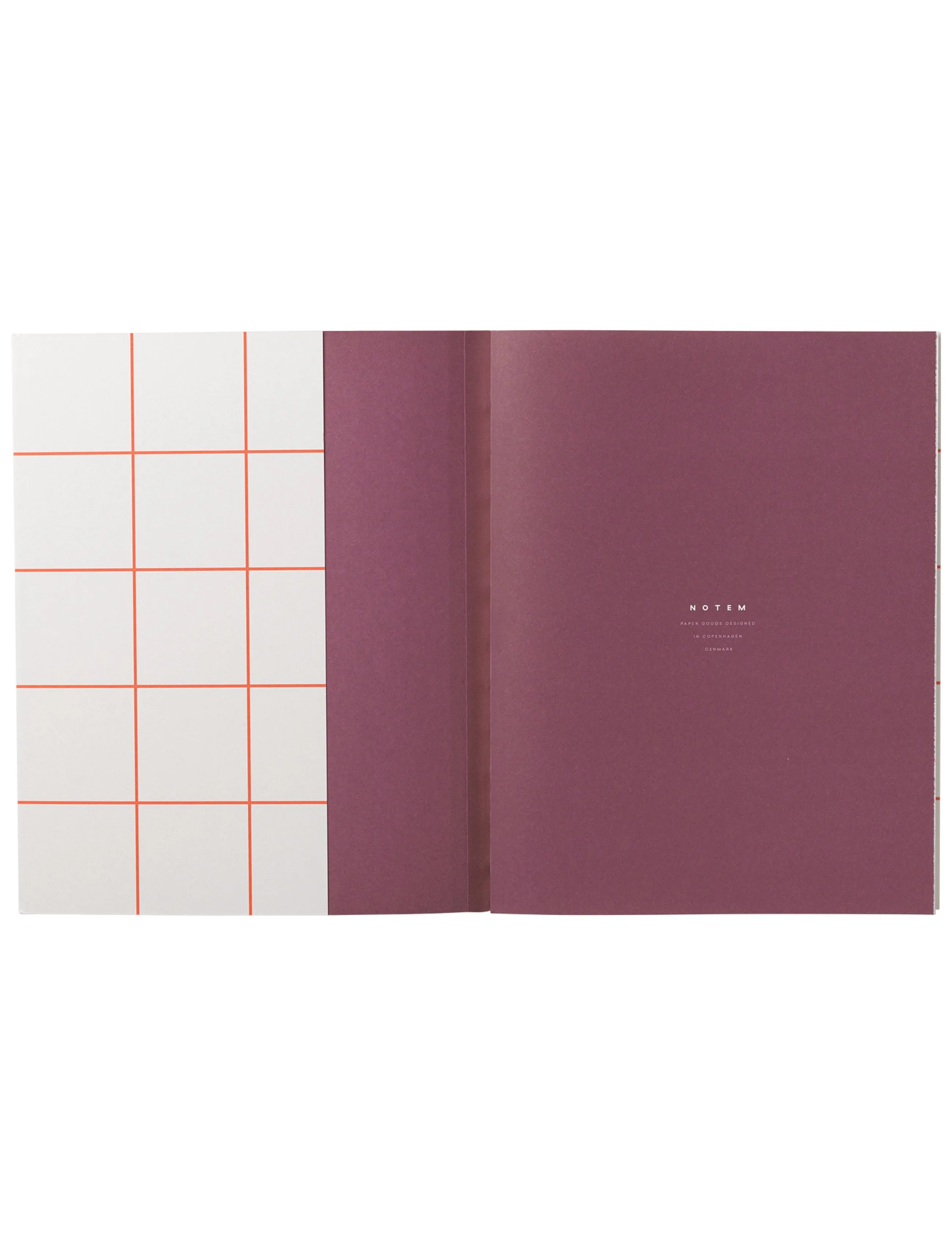 Notem Studio Uma Notebook Large, Light Gray