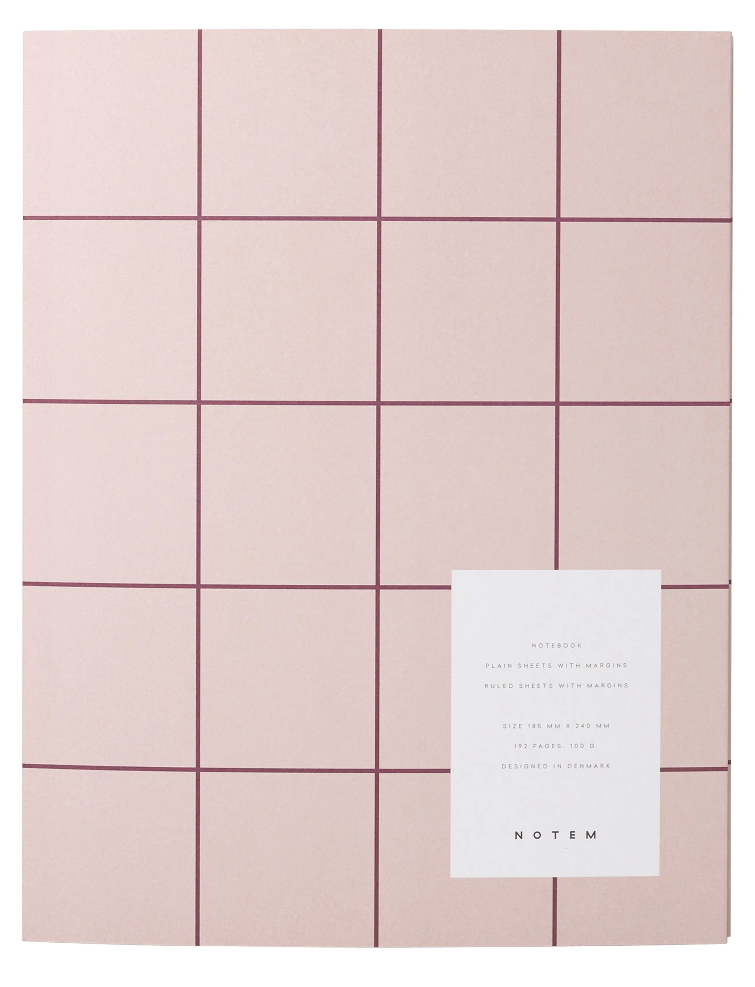 Notem Studio Uma Notebook Large, Rose