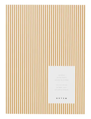 Notem Studio Vita Notebook Medium, Ochre Lines